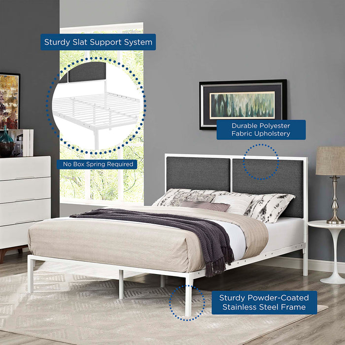 Della Fabric Bed - view 9