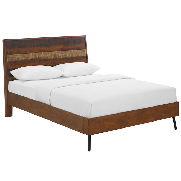 Arwen Rustic Wood Bed