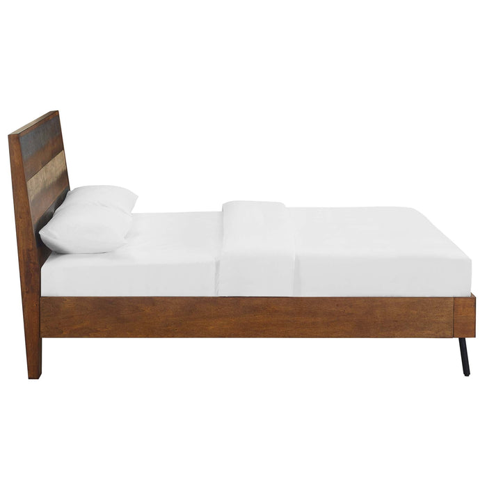 Arwen Rustic Wood Bed