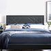 Modway Reese Nailhead Upholstered Linen Fabric Headboard Bedroom Furniture - View 10