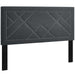 Modway Reese Nailhead Upholstered Linen Fabric Headboard Bedroom Furniture - View 17