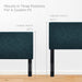 Modway Taylor Upholstered Linen Fabric Headboard Bedroom Furniture - View 41