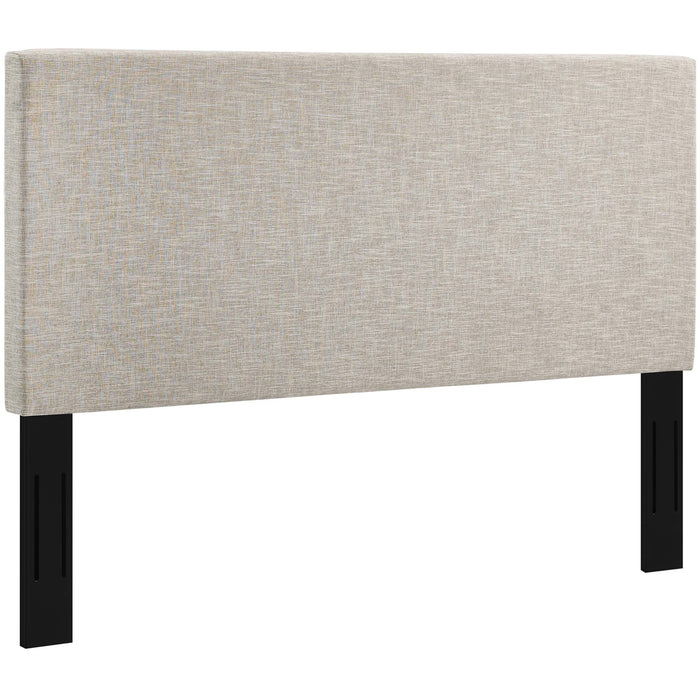 Modway Taylor Upholstered Linen Fabric Headboard Bedroom Furniture - Lifestyle View