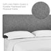 Modway Taylor Upholstered Linen Fabric Headboard Bedroom Furniture - View 9