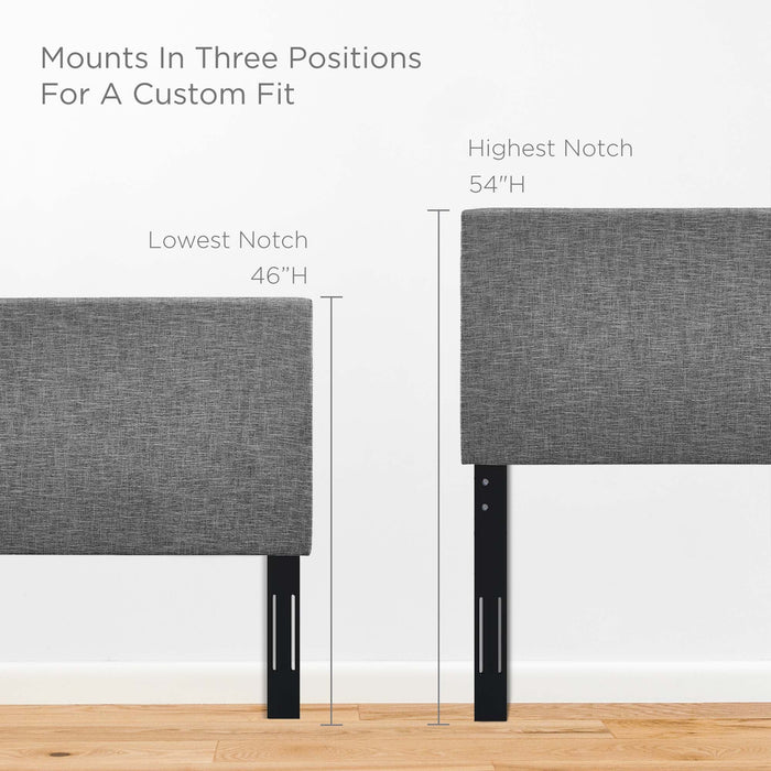 Modway Taylor Upholstered Linen Fabric Headboard Bedroom Furniture - View 11