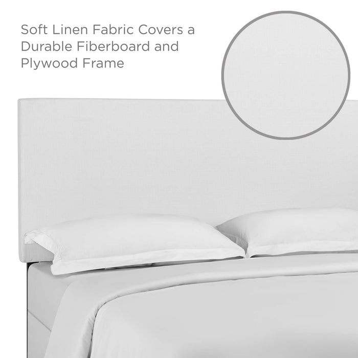 Modway Taylor Upholstered Linen Fabric Headboard Bedroom Furniture - View 31