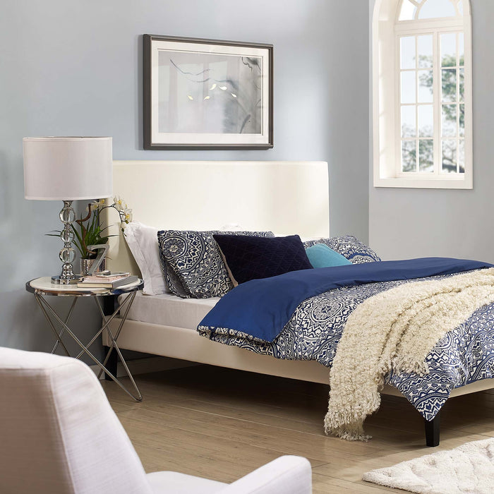 Modway Taylor Upholstered Faux Leather Headboard Bedroom Furniture - Features