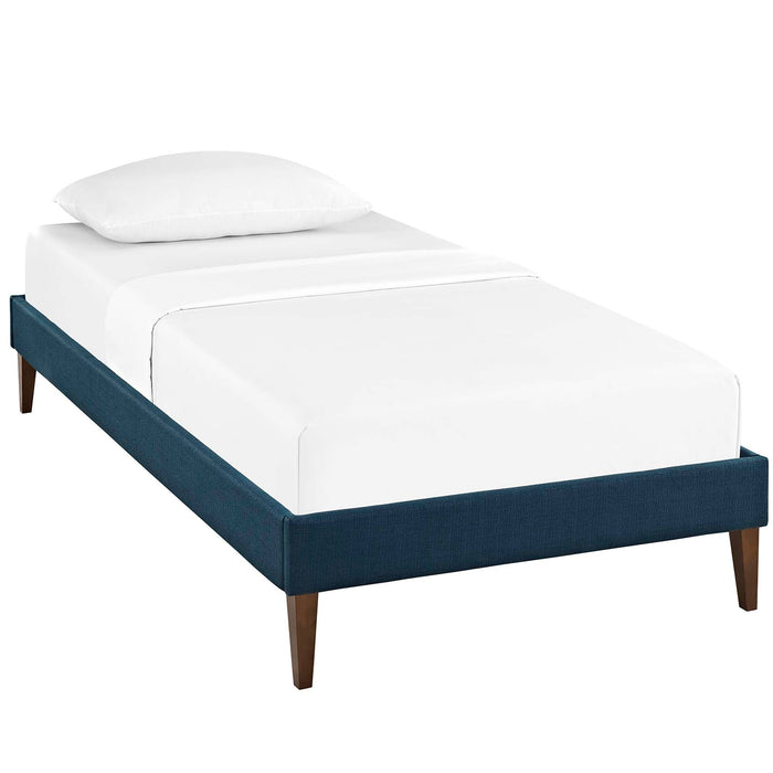 Tessie Fabric Bed Frame with Squared Tapered Legs