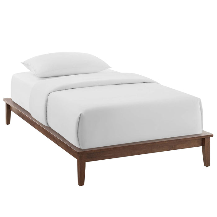 Lodge Wood Platform Bed Frame