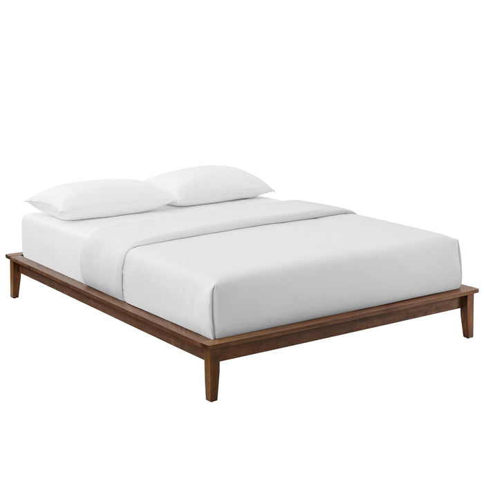 Lodge Wood Platform Bed Frame