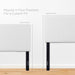 Modway Keira Faux Leather Headboard Bedroom Furniture - Installation View