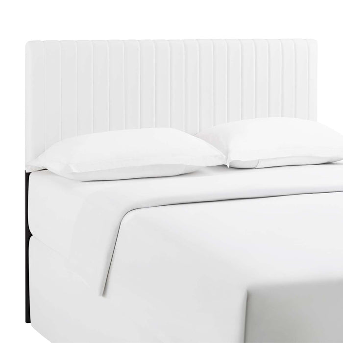 Modway Keira Faux Leather Headboard Bedroom Furniture - Lifestyle View