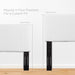 Modway Keira Faux Leather Headboard Bedroom Furniture in White - Side View