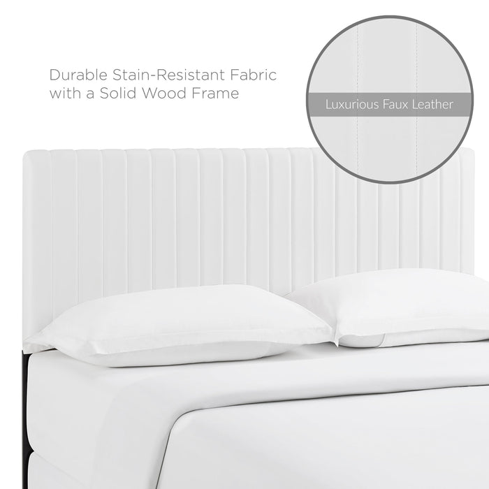 Modway Keira Faux Leather Headboard Bedroom Furniture - View 15