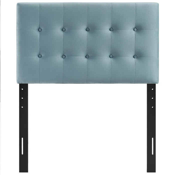 Emily Biscuit Tufted Performance Velvet Headboard