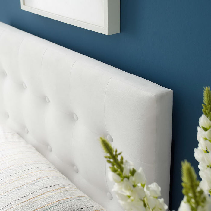Emily Biscuit Tufted Performance Velvet Headboard