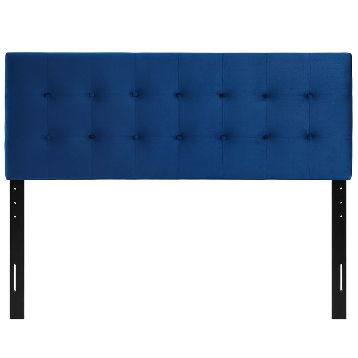 Emily Biscuit Tufted Performance Velvet Headboard