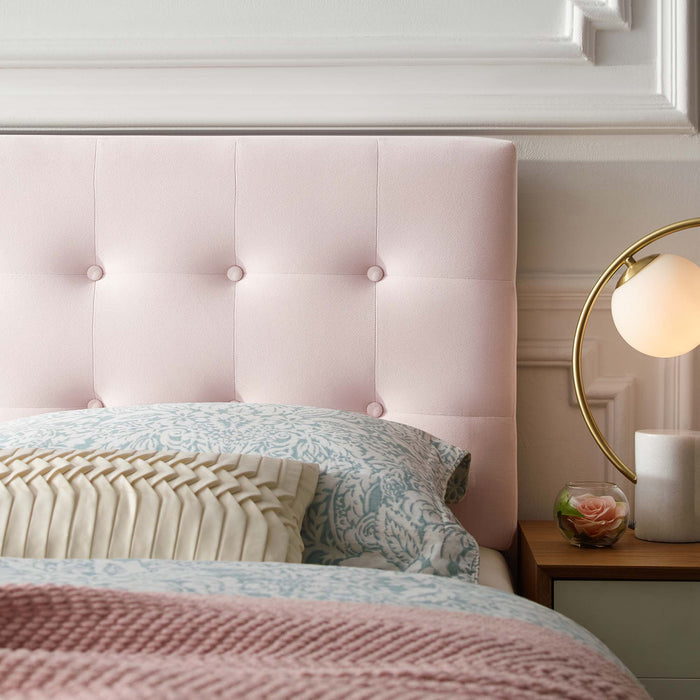 Emily Biscuit Tufted Performance Velvet Headboard