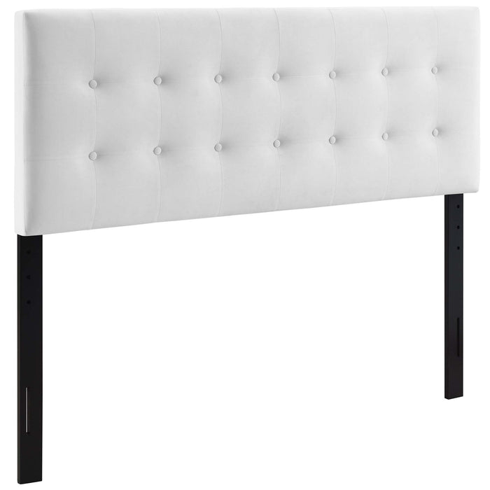 Emily Biscuit Tufted Performance Velvet Headboard