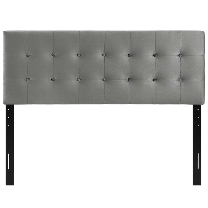 Emily Biscuit Tufted Performance Velvet Headboard