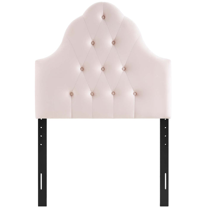 Modway Sovereign Diamond Tufted Performance Velvet Headboard Bedroom Furniture - Dimensions