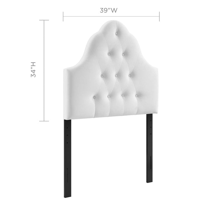 Modway Sovereign Diamond Tufted Performance Velvet Headboard Bedroom Furniture - View 10