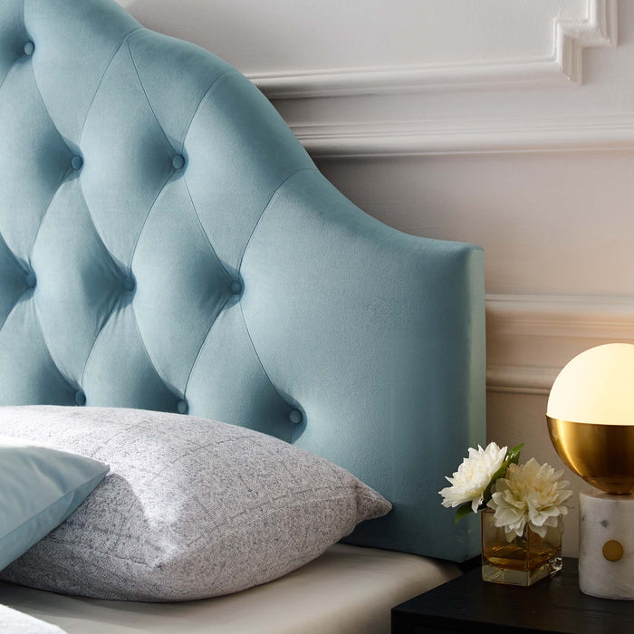 Modway Sovereign Diamond Tufted Performance Velvet Headboard Bedroom Furniture - View 43