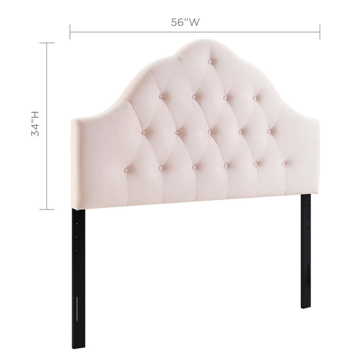 Modway Sovereign Diamond Tufted Performance Velvet Headboard Bedroom Furniture - View 16
