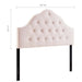 Modway Sovereign Diamond Tufted Performance Velvet Headboard Bedroom Furniture - View 16