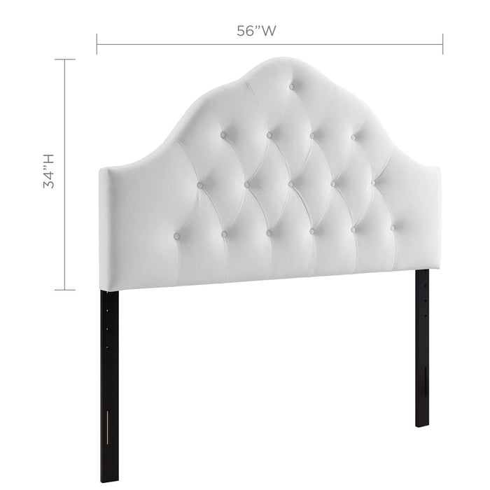 Modway Sovereign Diamond Tufted Performance Velvet Headboard Bedroom Furniture - View 23
