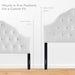 Modway Sovereign Diamond Tufted Performance Velvet Headboard Bedroom Furniture - View 21
