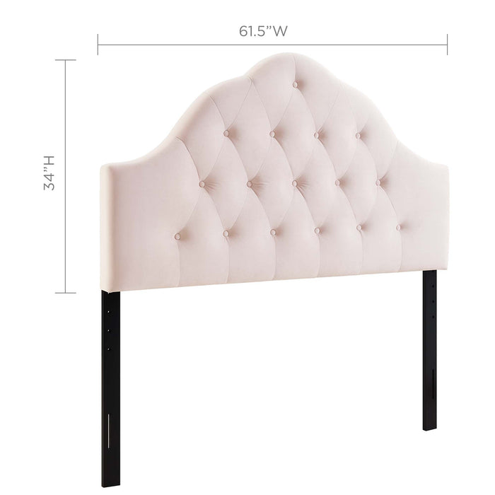 Modway Sovereign Diamond Tufted Performance Velvet Headboard Bedroom Furniture - View 29