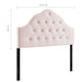 Modway Sovereign Diamond Tufted Performance Velvet Headboard Bedroom Furniture - View 29