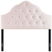 Modway Sovereign Diamond Tufted Performance Velvet Headboard Bedroom Furniture - View 31