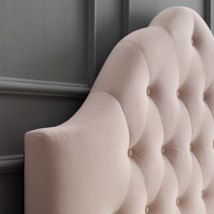 Modway Sovereign Diamond Tufted Performance Velvet Headboard Bedroom Furniture - View 30