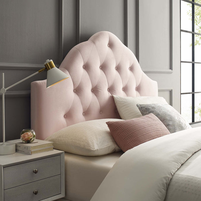 Modway Sovereign Diamond Tufted Performance Velvet Headboard Bedroom Furniture - View 26