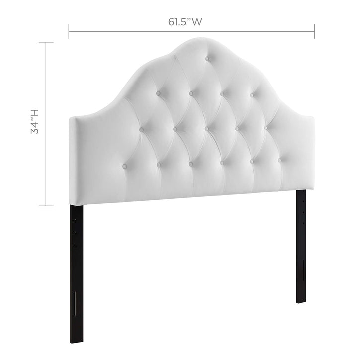 Modway Sovereign Diamond Tufted Performance Velvet Headboard Bedroom Furniture - View 35