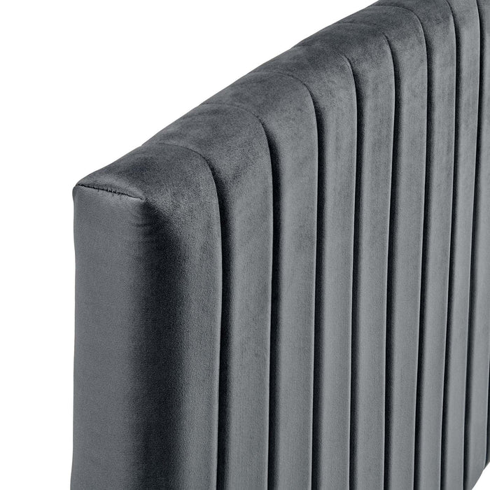Modway Rebecca Performance Velvet Headboard Bedroom Furniture - View 28