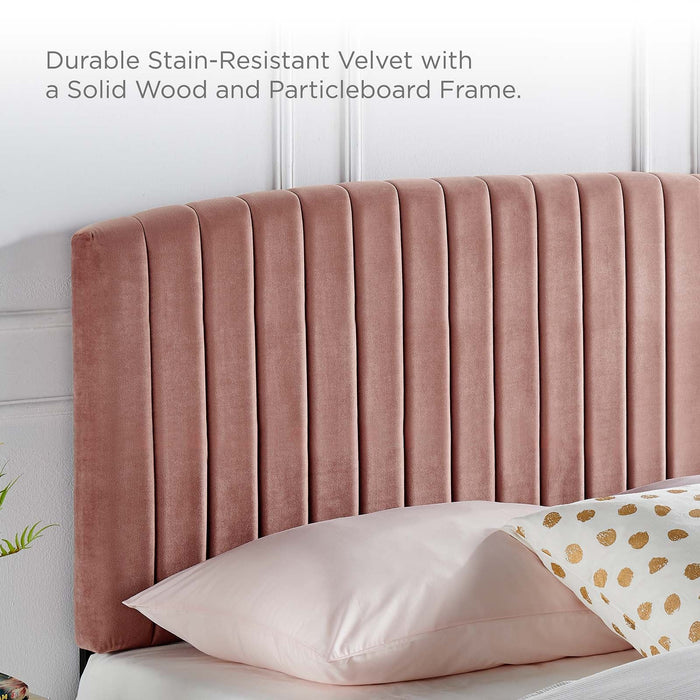 Modway Rebecca Performance Velvet Headboard Bedroom Furniture - View 33