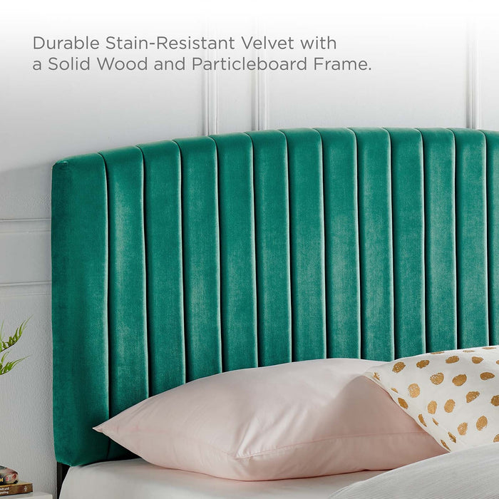 Modway Rebecca Performance Velvet Headboard Bedroom Furniture - View 77