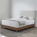 Rhiannon Diamond Tufted Upholstered Fabric Bed - Modway \bedroom\beds & bed frames