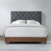 Rhiannon Diamond Tufted Upholstered Fabric Bed - view 10