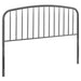 Modway Nova Metal Headboard in Gray - King
