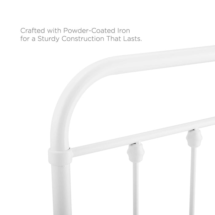 Sage Metal Headboard