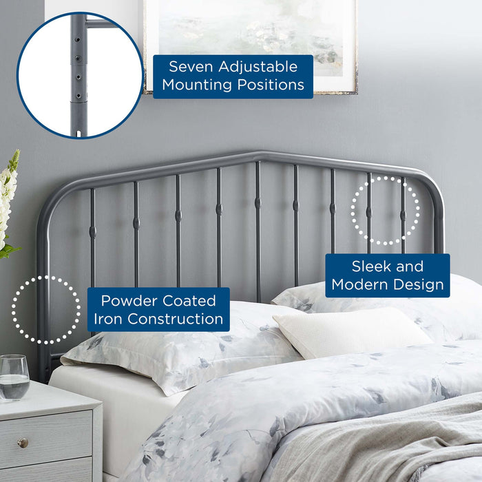 Modway Lennon Metal Headboard Bedroom Furniture - View 34