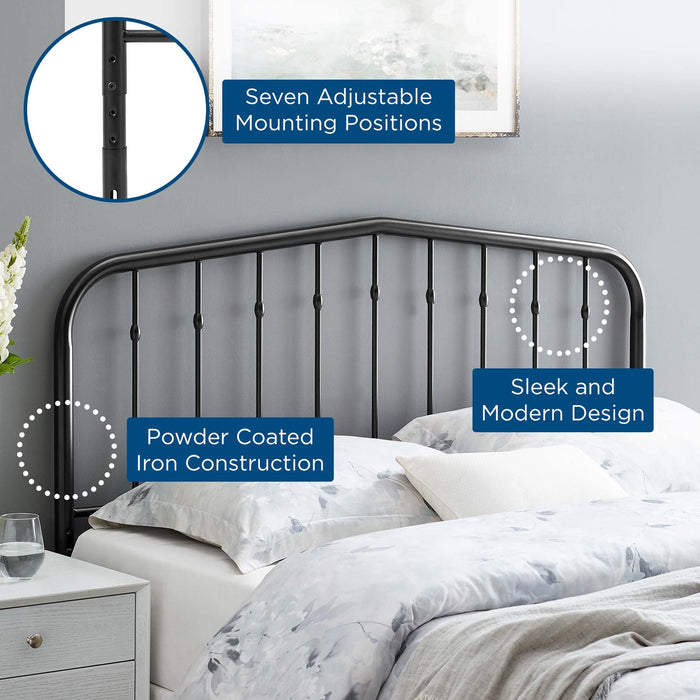 Modway Lennon Metal Headboard Bedroom Furniture - View 15
