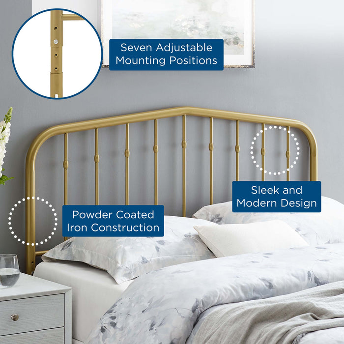 Modway Lennon Metal Headboard Bedroom Furniture - View 46