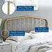 Modway Lennon Metal Headboard Bedroom Furniture - View 46