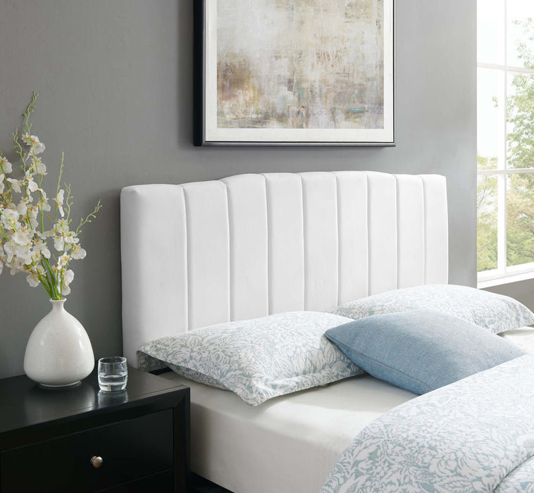 Camilla Channel Tufted Performance Velvet Headboard