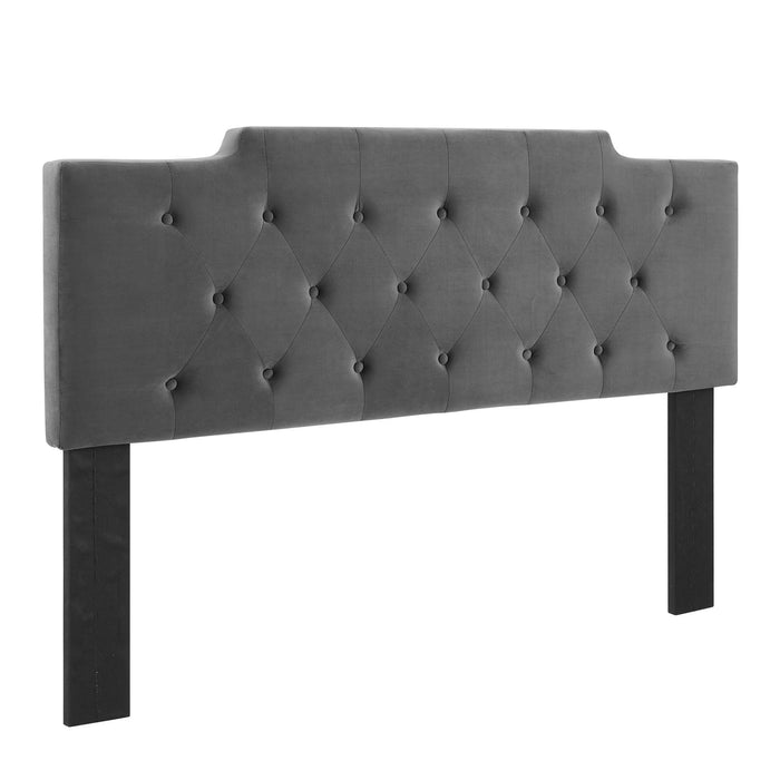 Modway Juliet Tufted Performance Velvet Headboard Bedroom Furniture - View 9